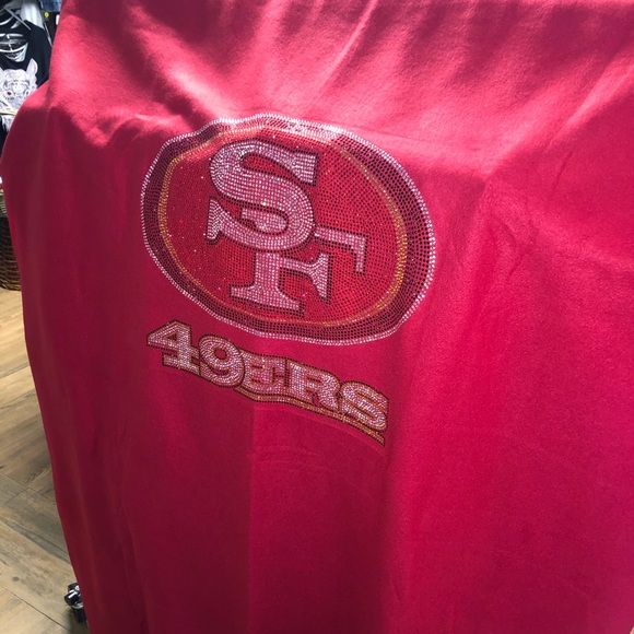 San Francisco 49’s Rhinestone Stadium Blanket